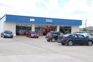 Front of Wells Laundry on Stan Schlueter