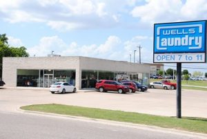 Outside of Wells Laundry in Harker Heights